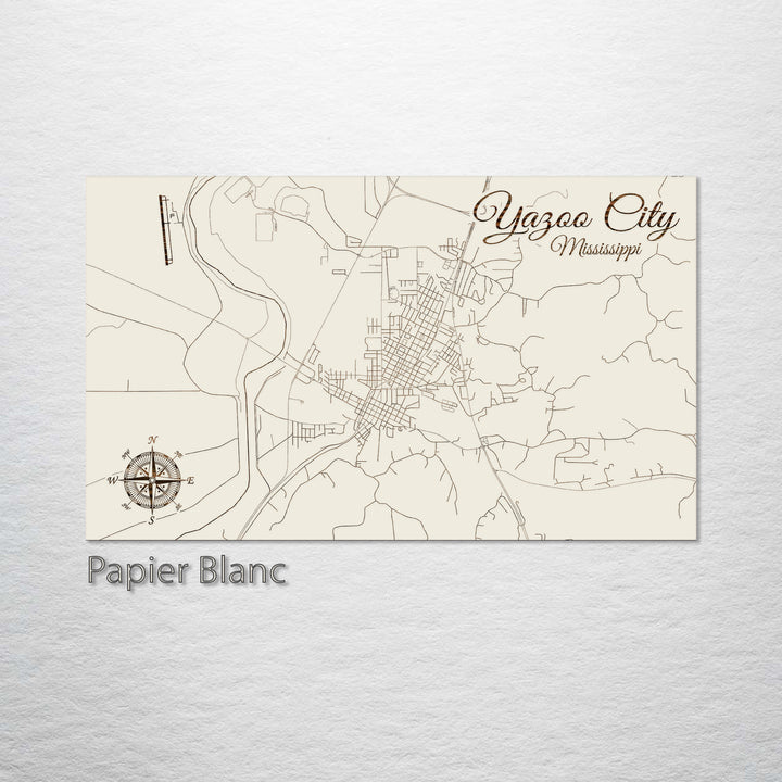 Yazoo City, Mississippi Street Map
