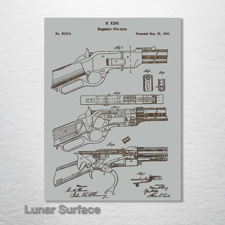 Magazine Fire Arm 1866 - Fire & Pine