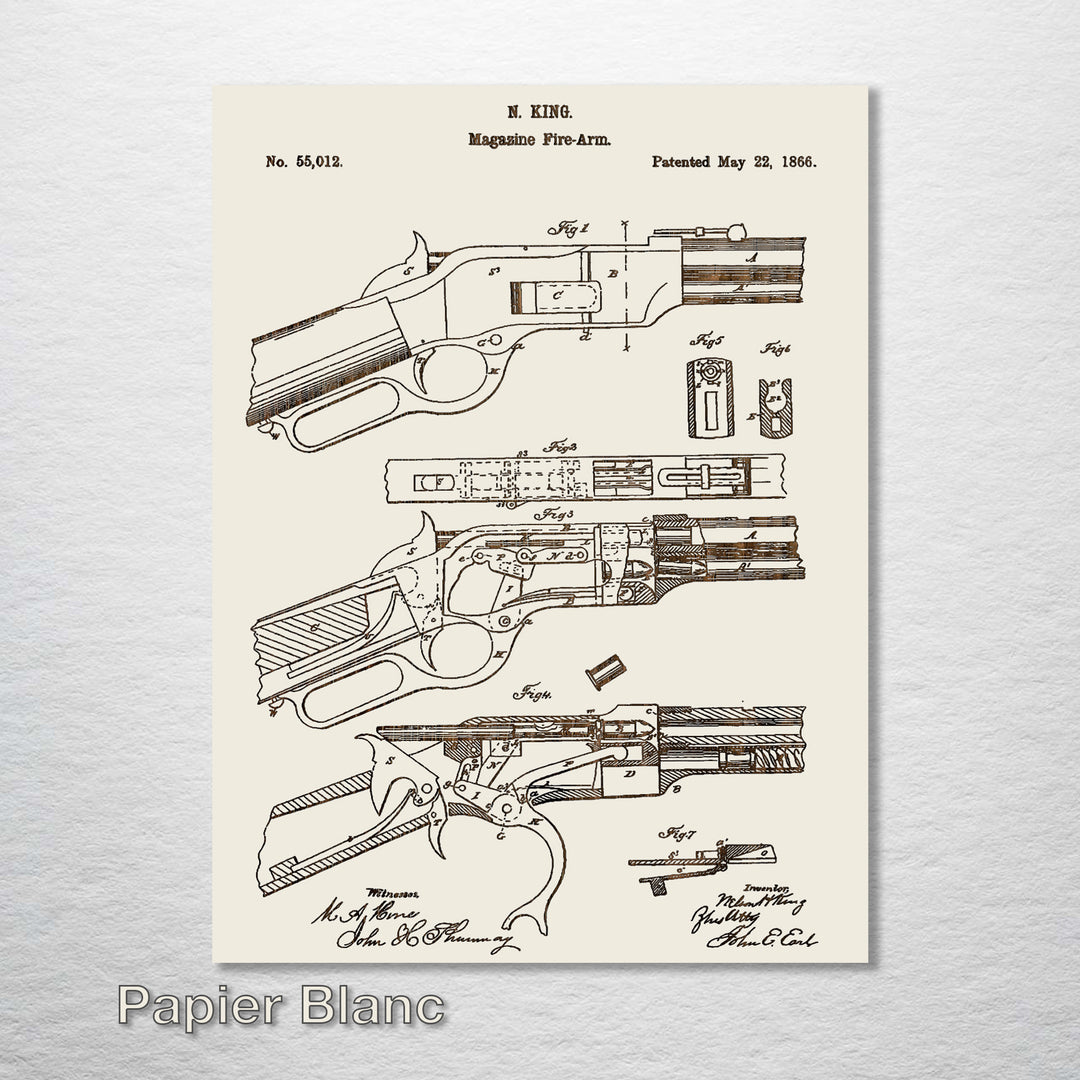 Magazine Fire Arm 1866 - Fire & Pine