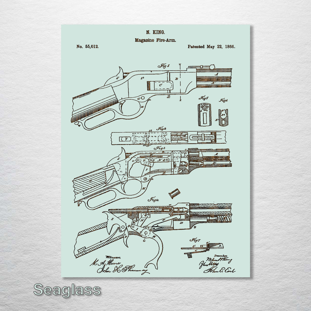 Magazine Fire Arm 1866 - Fire & Pine