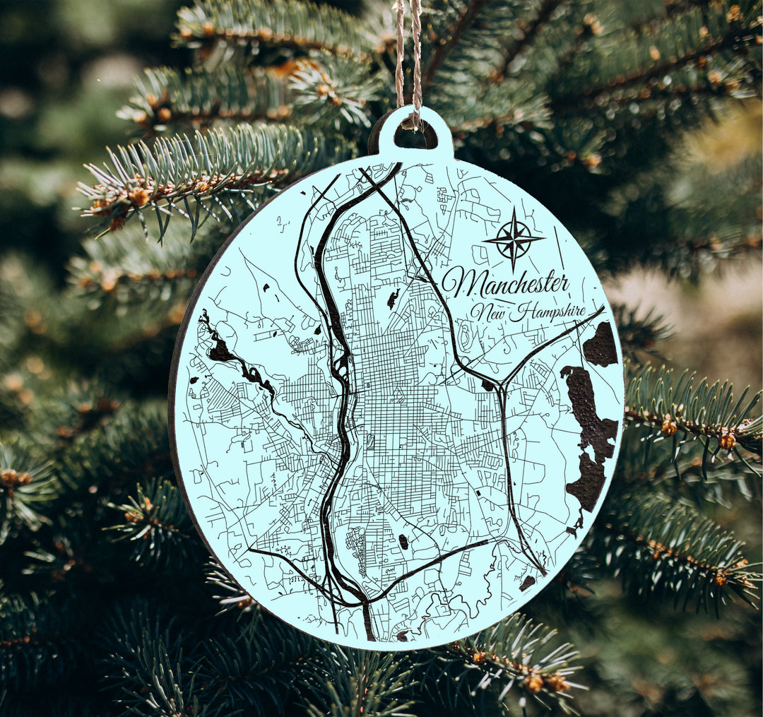 Manchester, New Hampshire Ornament