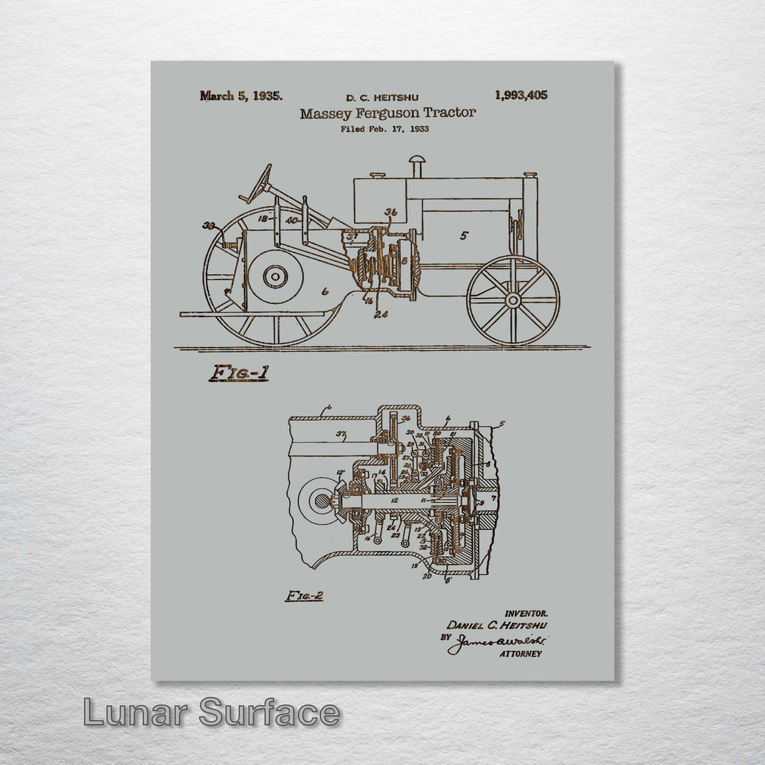 Massey Ferguson Tractor - Fire & Pine