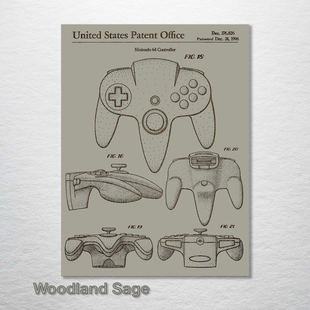 Nintendo 64 Controller - Fire & Pine