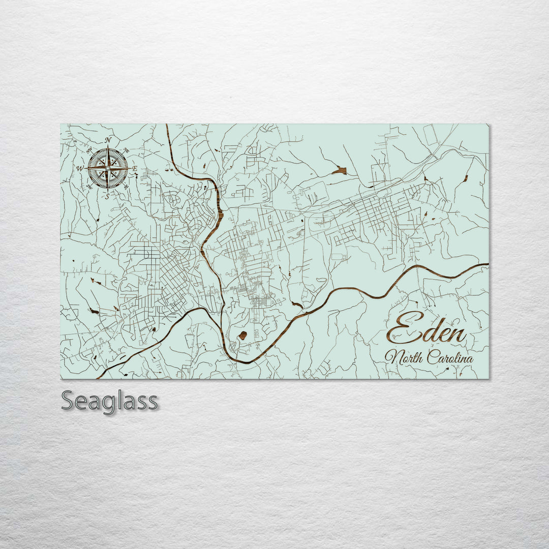 Eden, North Carolina Street Map