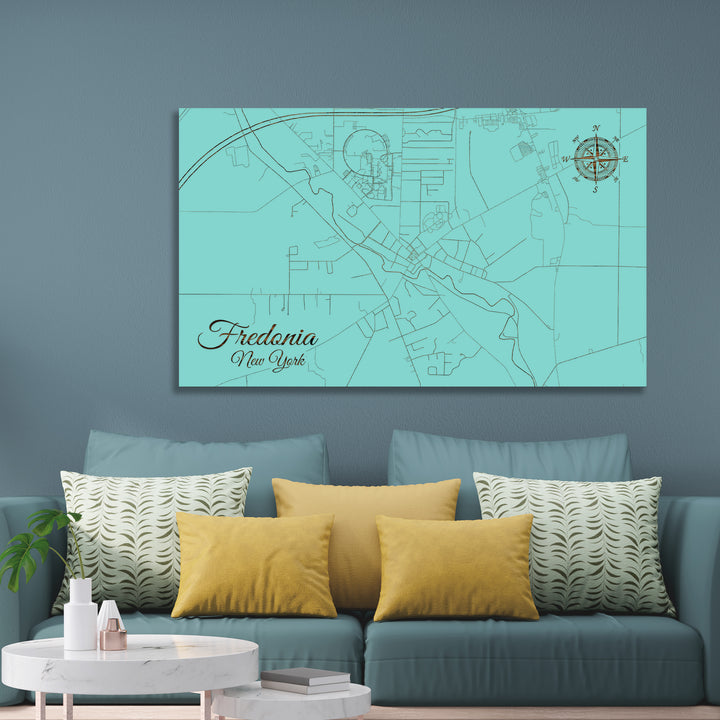 Fredonia, New York Street Map