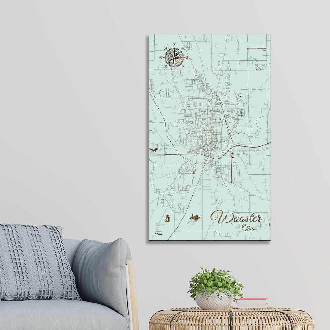 Wooster, Ohio Street Map