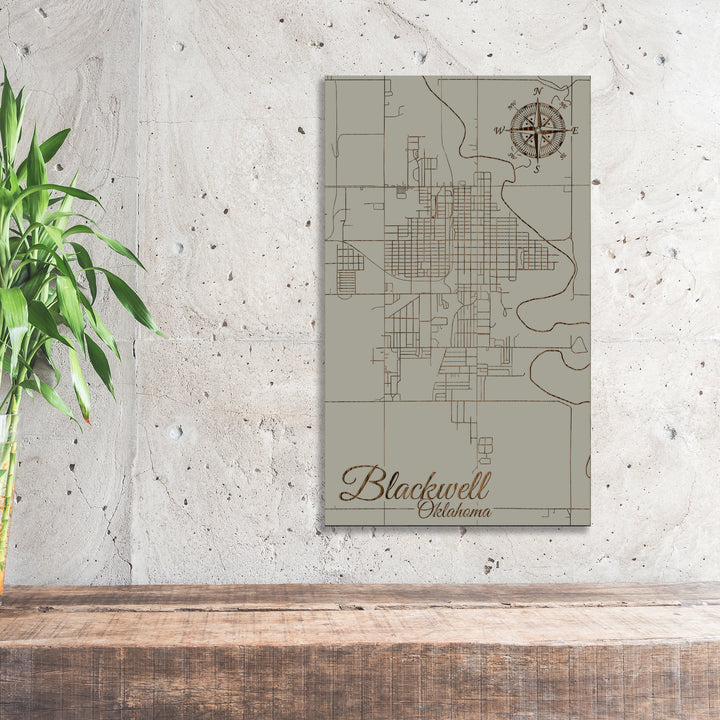 Blackwell, Oklahoma Street Map