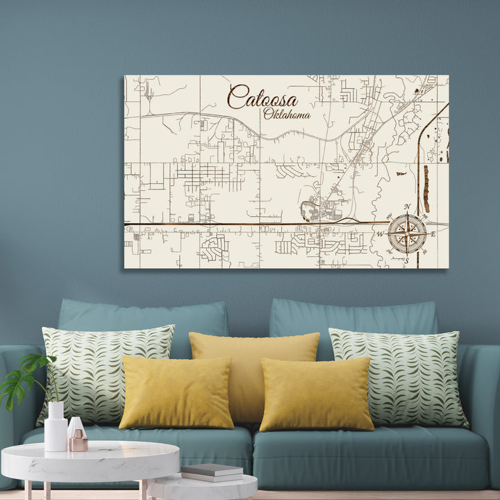 Catoosa, Oklahoma Street Map