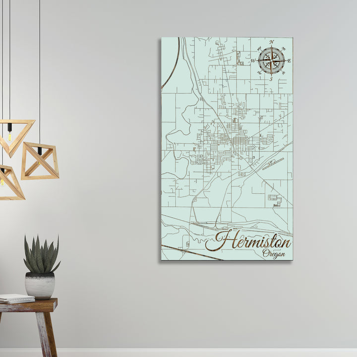 Hermiston, Oregon Street Map