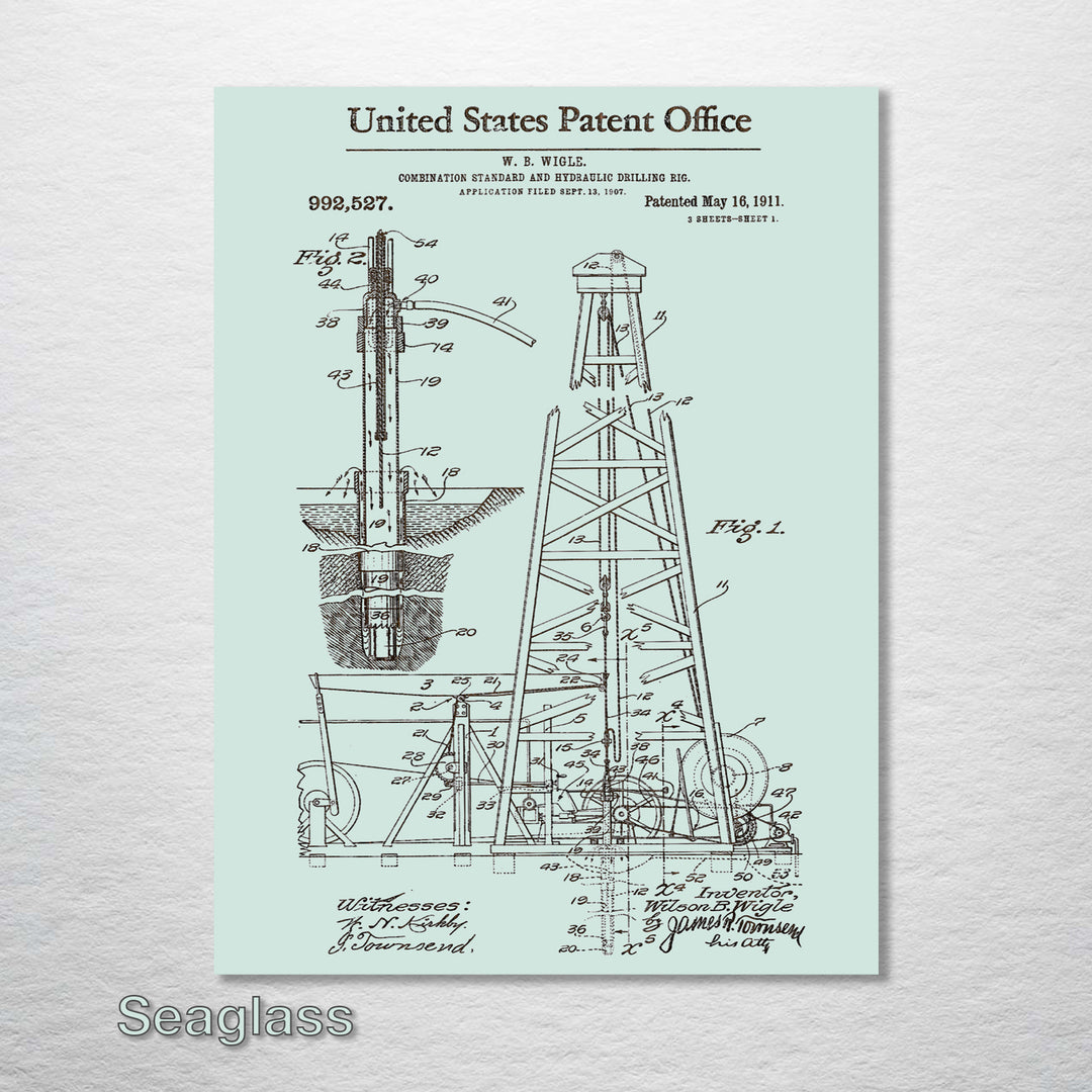 Oil Rig - Fire & Pine