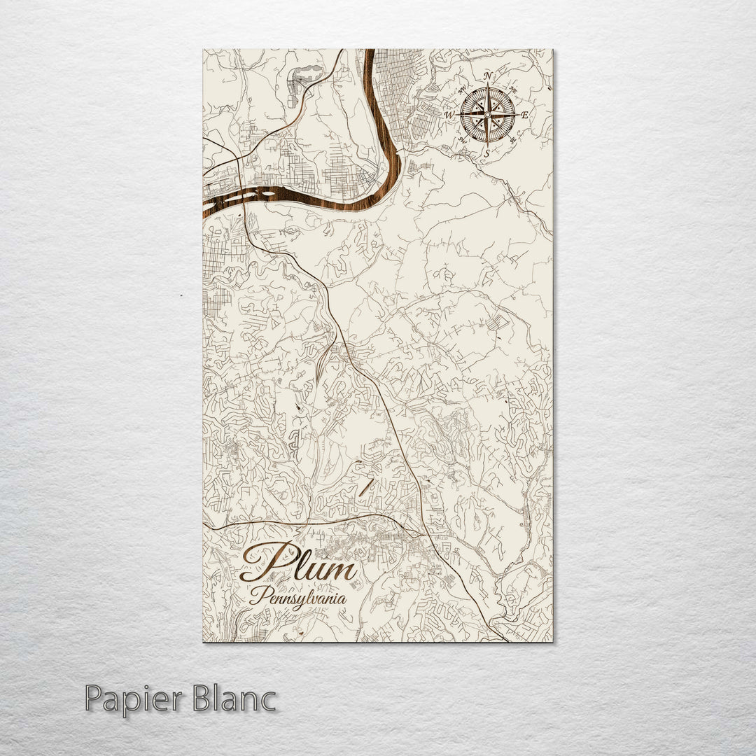 Plum, Pennsylvania Street Map