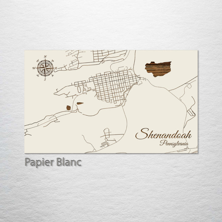 Shenandoah, Pennsylvania Street Map