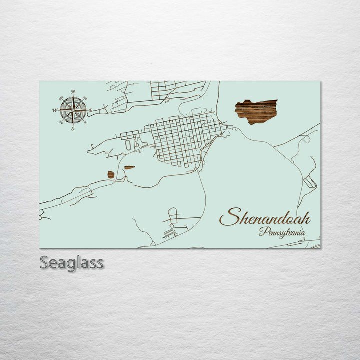 Shenandoah, Pennsylvania Street Map