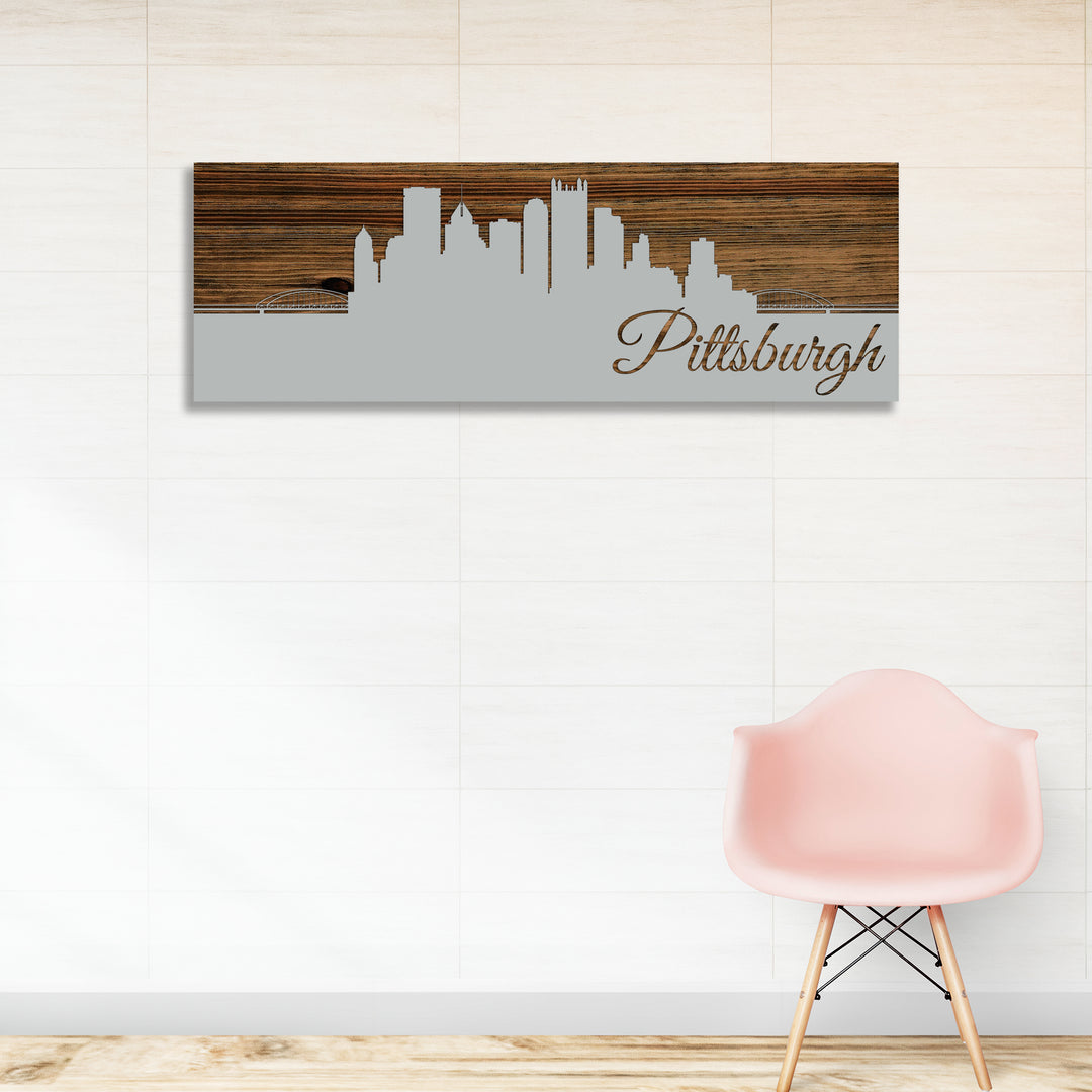 Pittsburgh, Pennsylvania Skyline - Fire & Pine