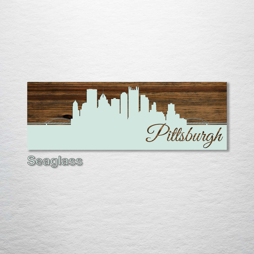 Pittsburgh, Pennsylvania Skyline - Fire & Pine