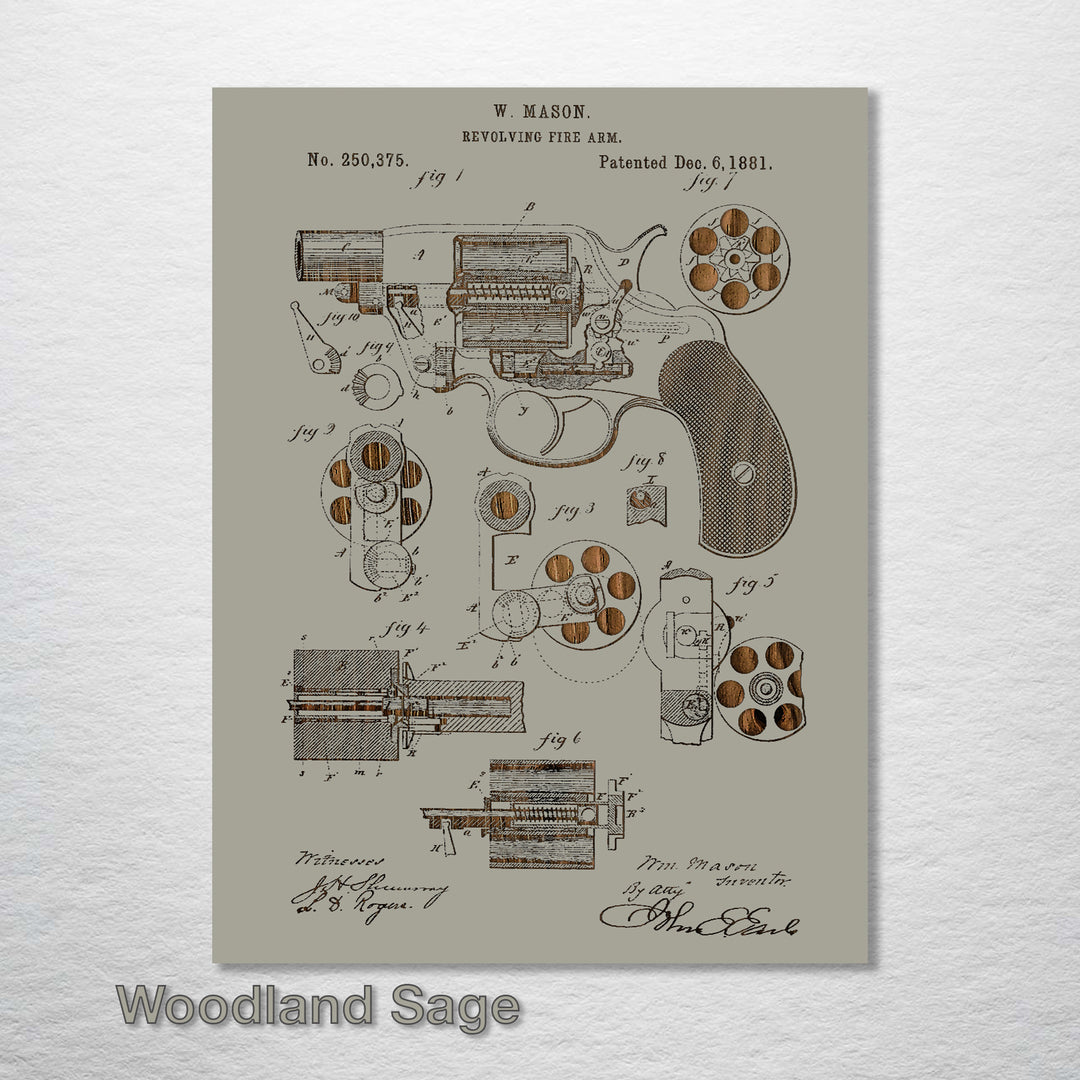 Revolving Firearm 1881 - Fire & Pine
