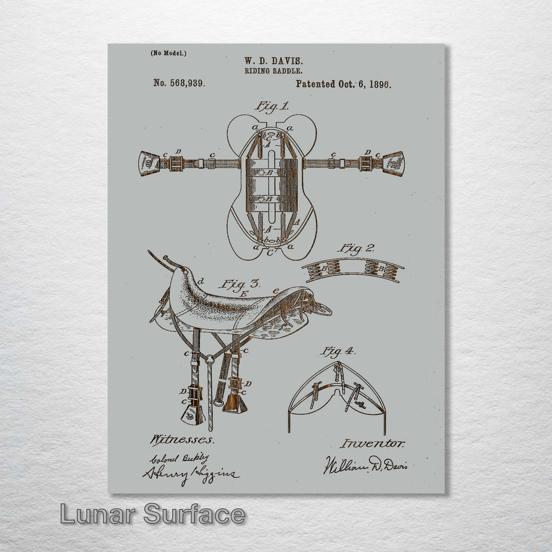 Riding Saddle 1896 - Fire & Pine
