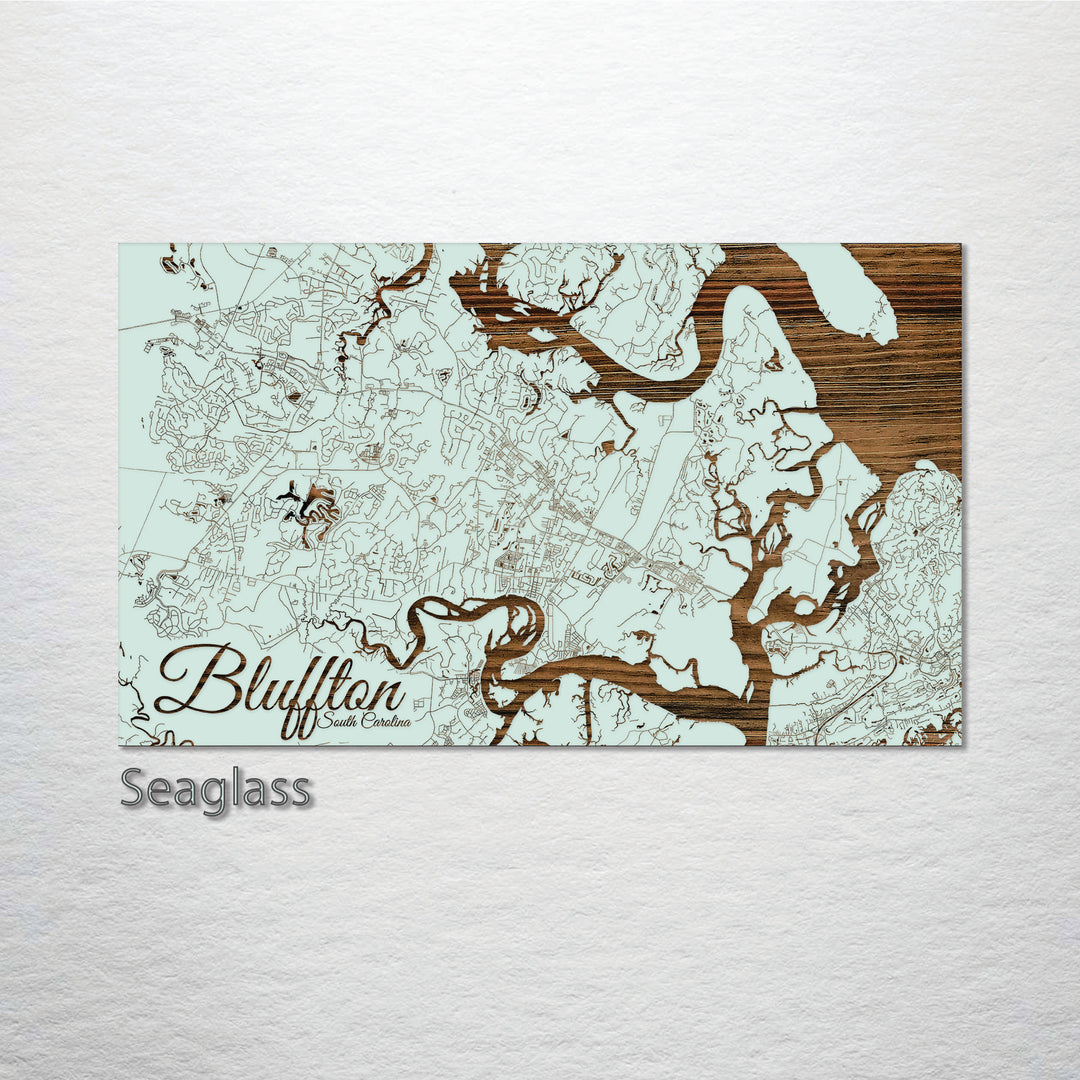 Bluffton, South Carolina Street Map - Fire & Pine