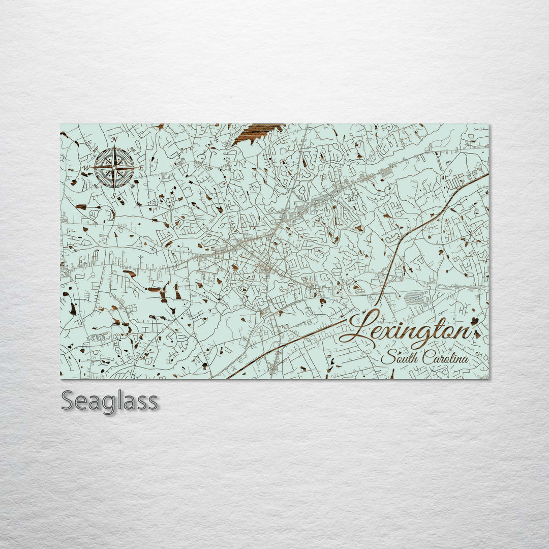 Lexington, South Carolina Street Map