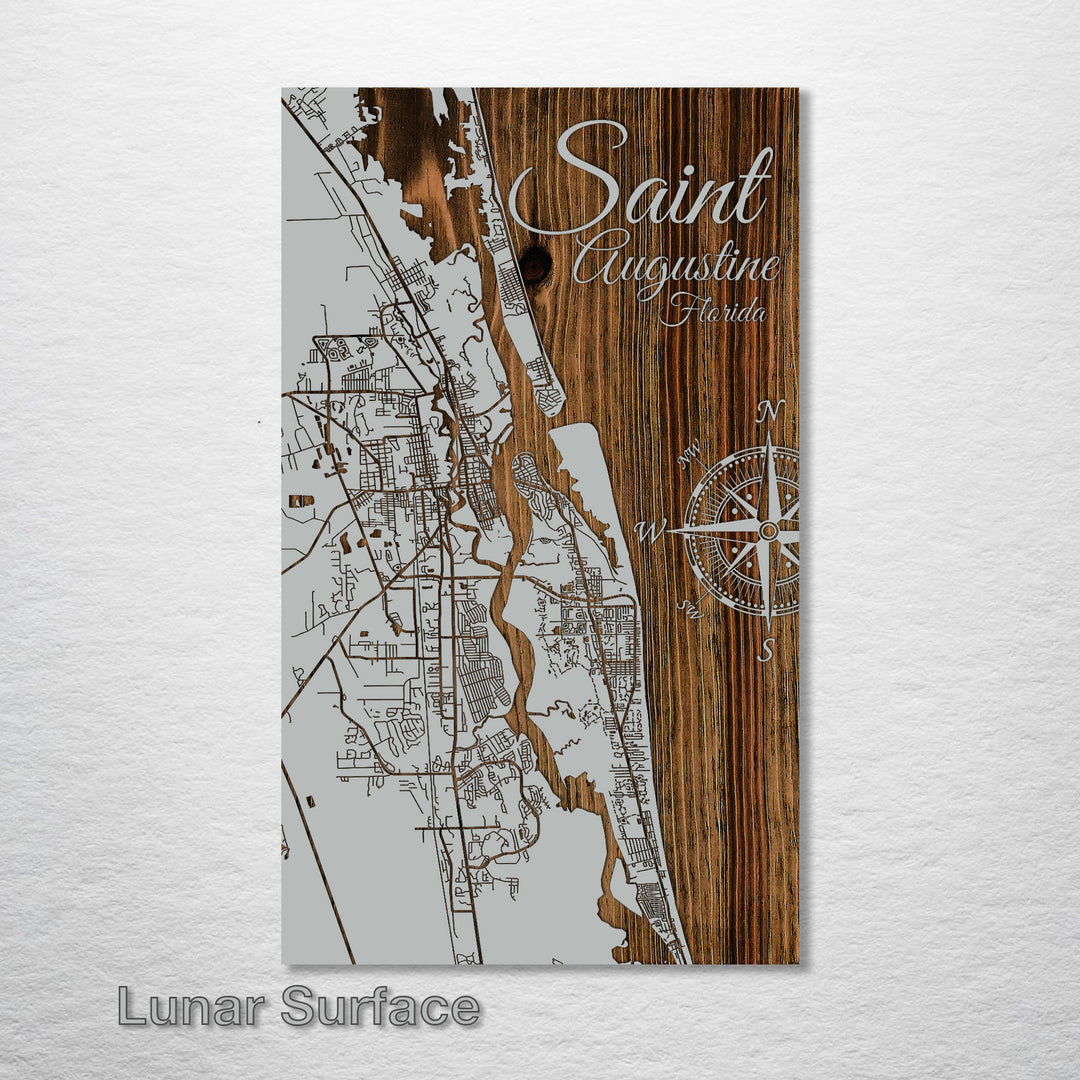 Saint Augustine, Florida Street Map - Fire & Pine