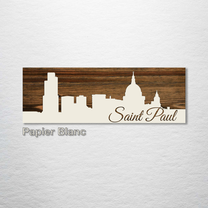 Saint Paul, Minnesota Skyline - Fire & Pine