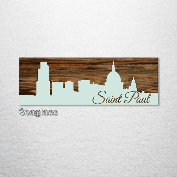 Saint Paul, Minnesota Skyline - Fire & Pine