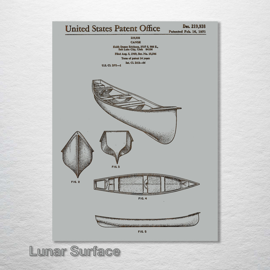 Canoe US Patent - Fire & Pine