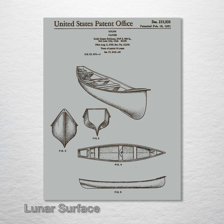 Canoe US Patent - Fire & Pine