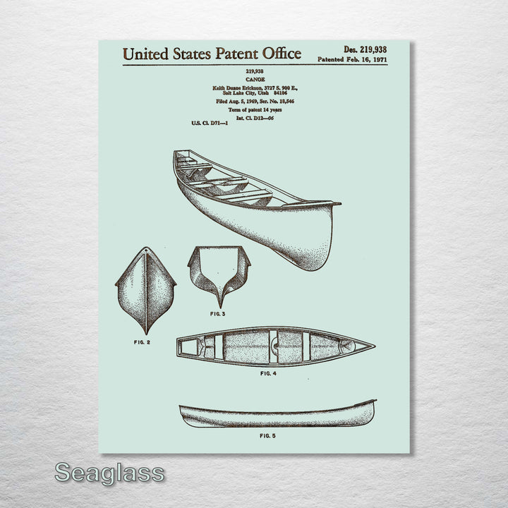 Canoe US Patent - Fire & Pine