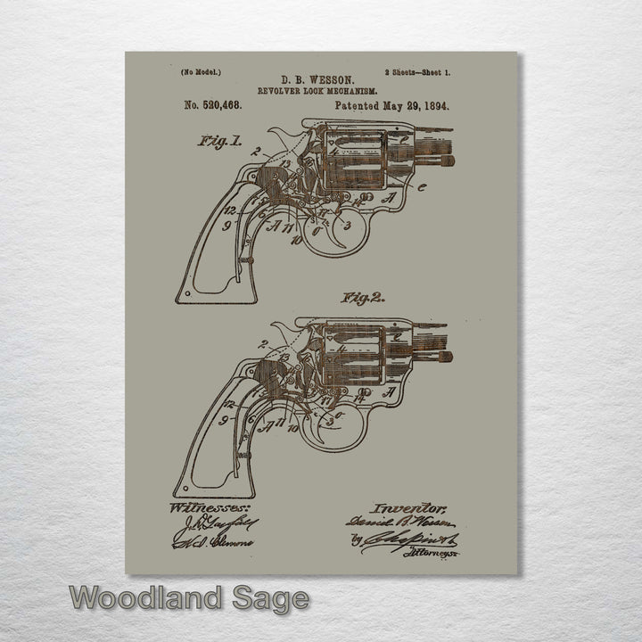 Smith and Wesson Revolver - Fire & Pine