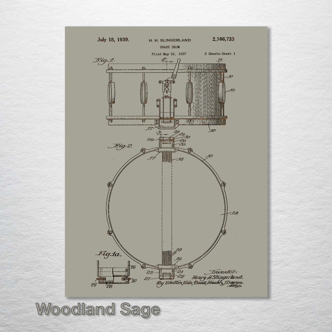 Snare Drum 1939 - Fire & Pine