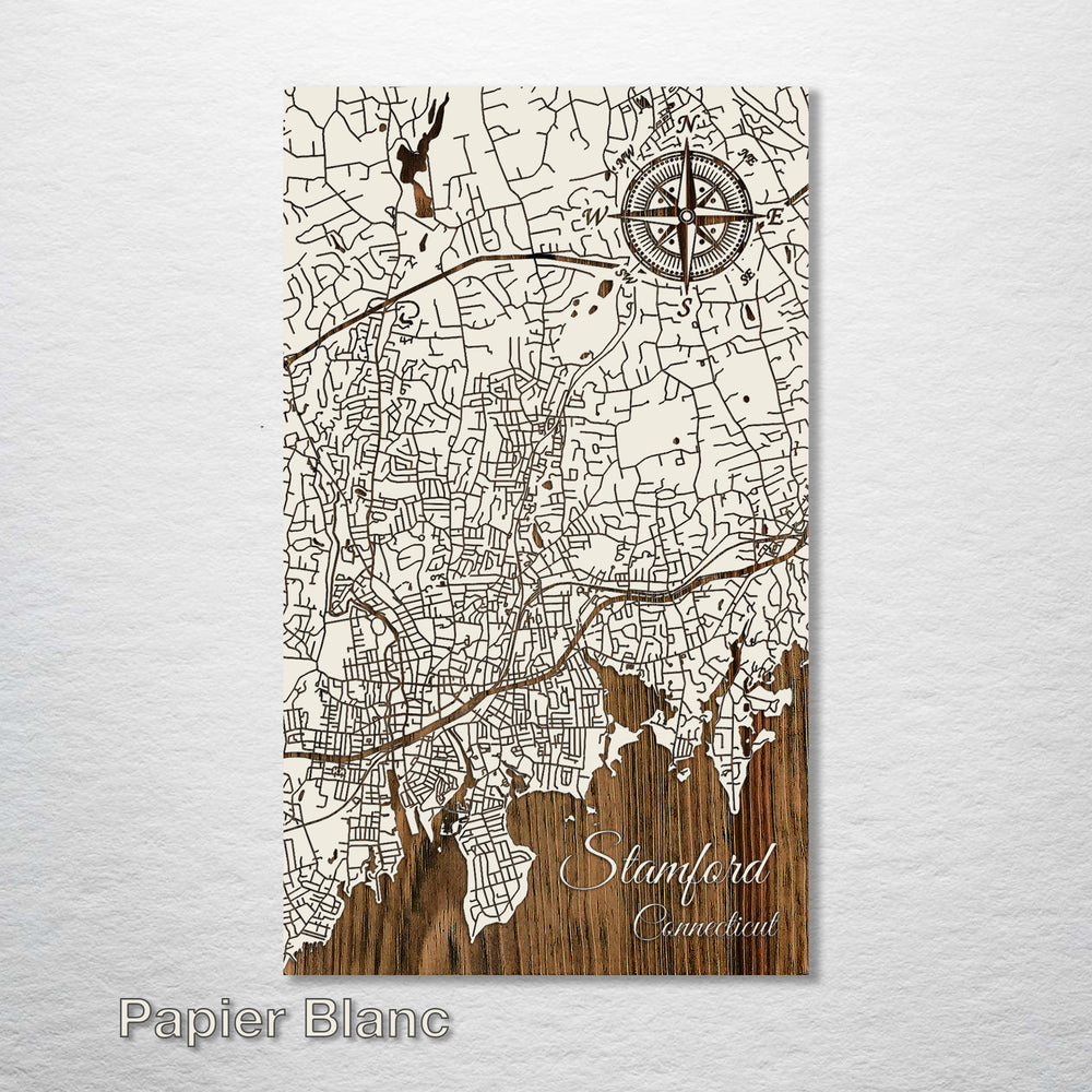 Stamford, Connecticut Street Map - Fire & Pine