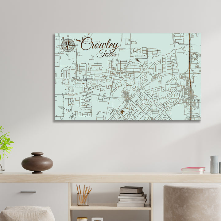 Crowley, Texas Street Map