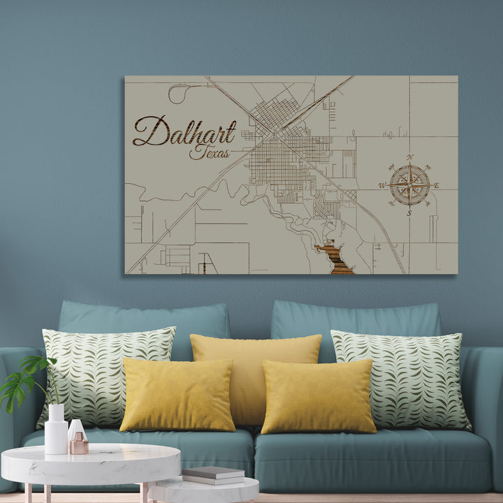 Dalhart, Texas Street Map