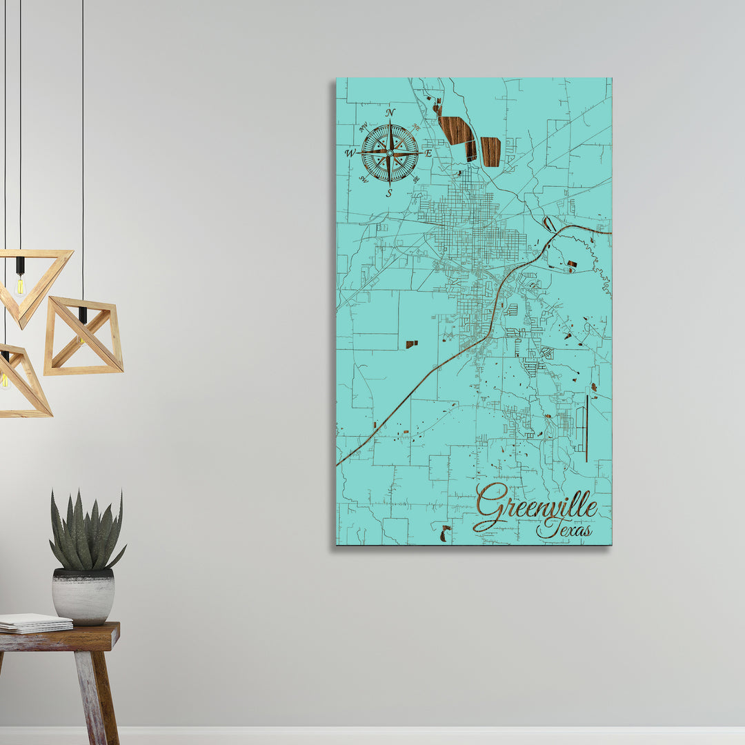 Greenville, Texas Street Map