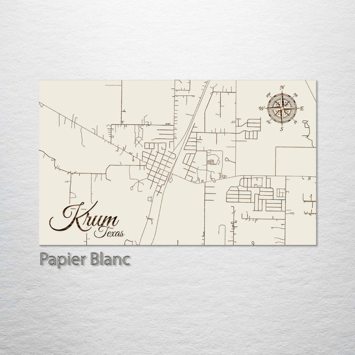 Krum, Texas Street Map