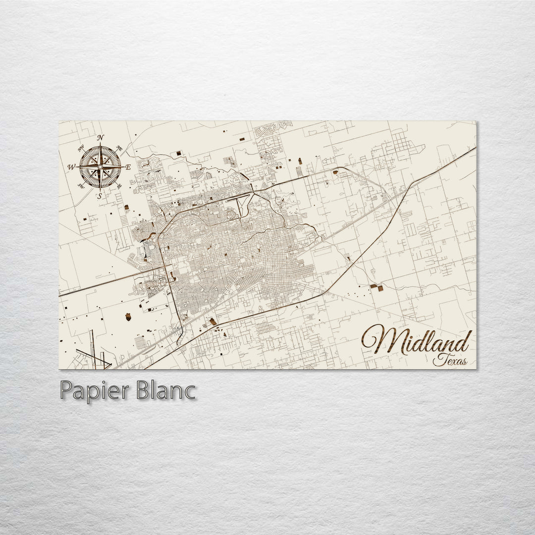 Midland, Texas Street Map