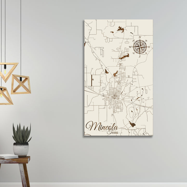 Mineola, Texas Street Map