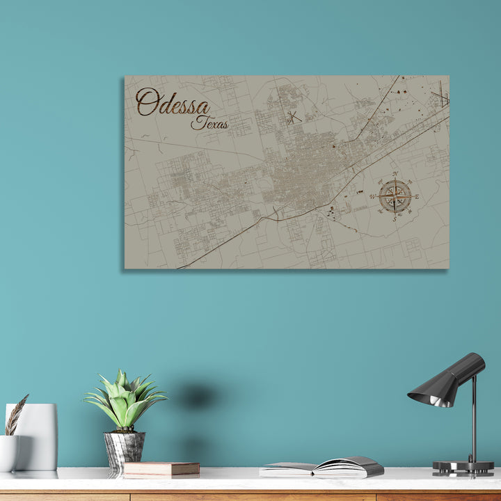 Odessa, Texas Street Map