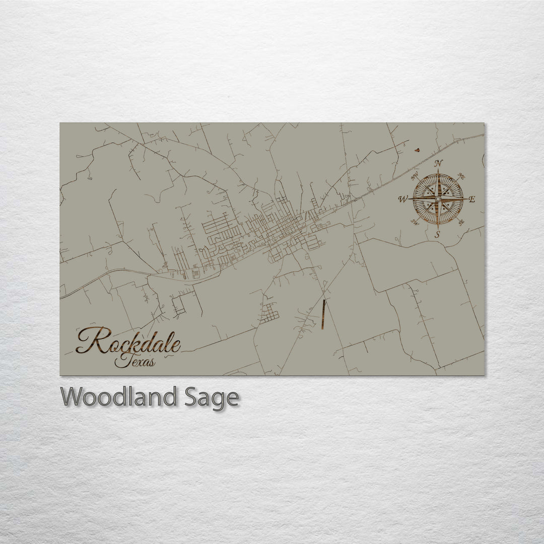 Rockdale, Texas Street Map