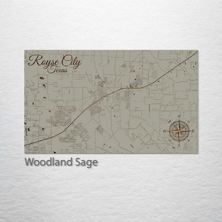 Royse City, Texas Street Map