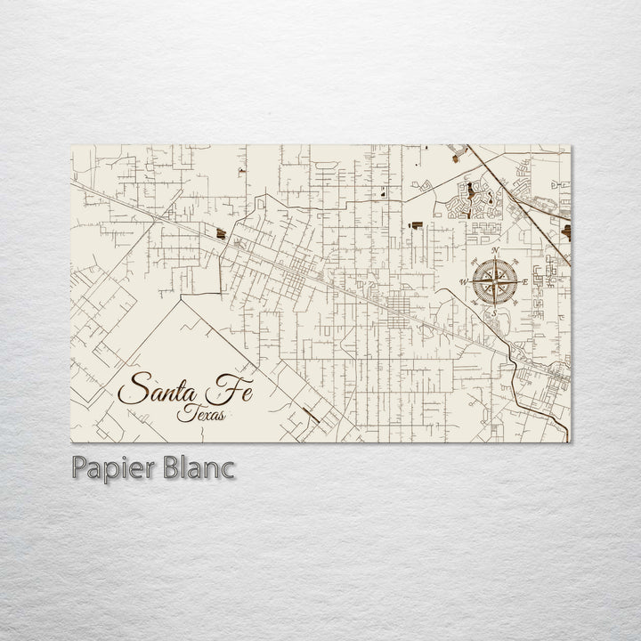 Santa Fe, Texas Street Map