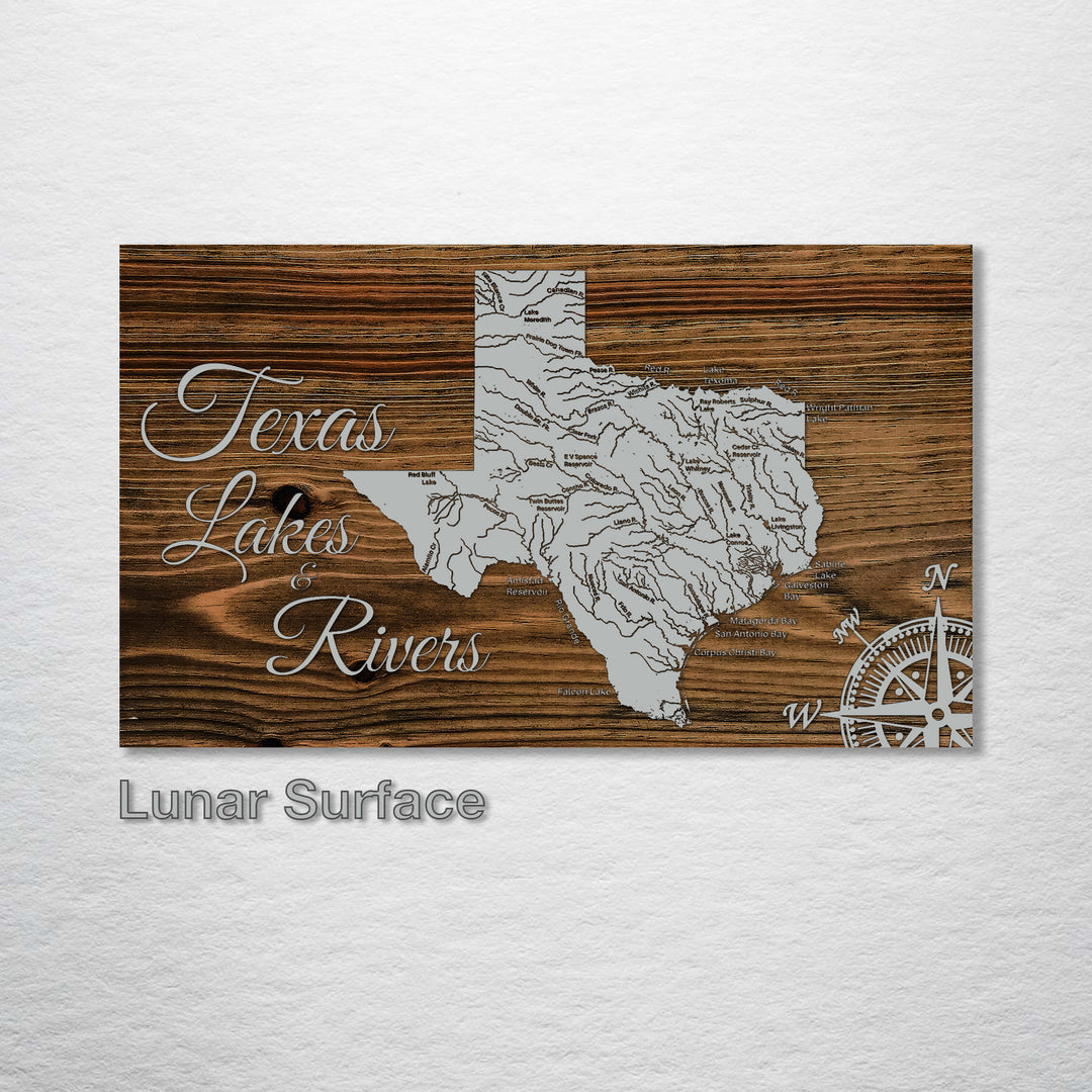 Texas Lakes & Rivers - Fire & Pine