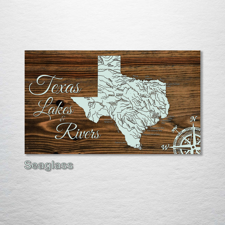 Texas Lakes & Rivers - Fire & Pine