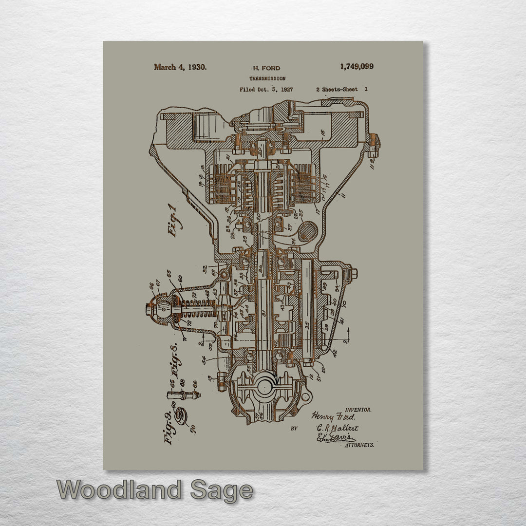 Car Transmission 1930 - Fire & Pine