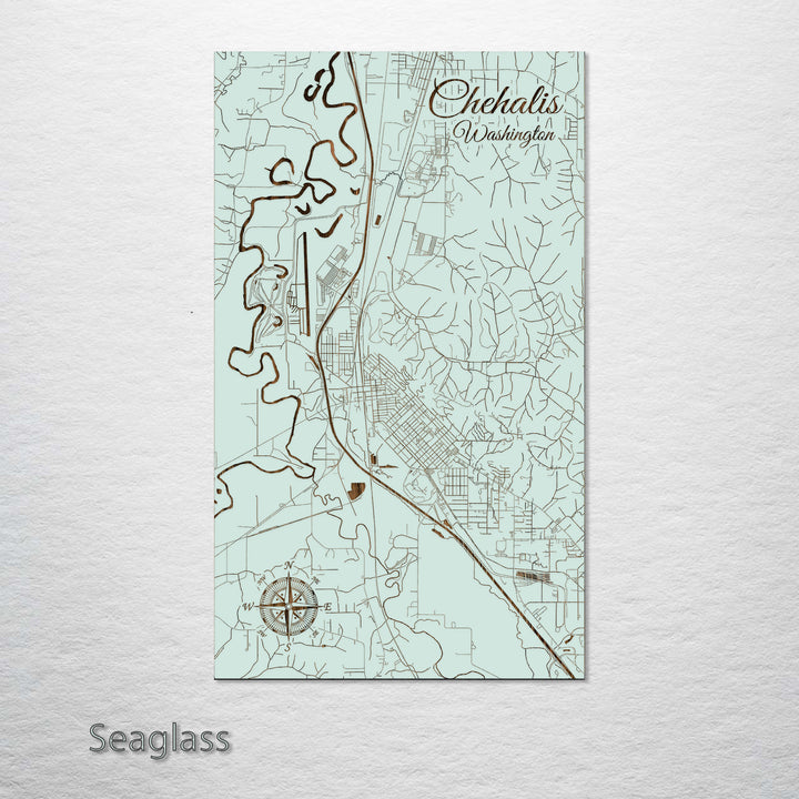 Chehalis, Washington Street Map
