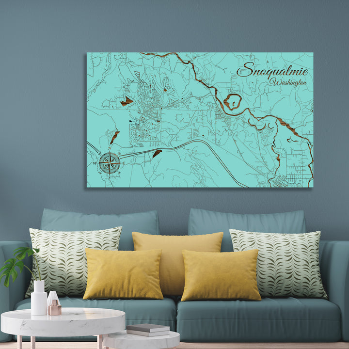 Snoqualmie, Washington Street Map