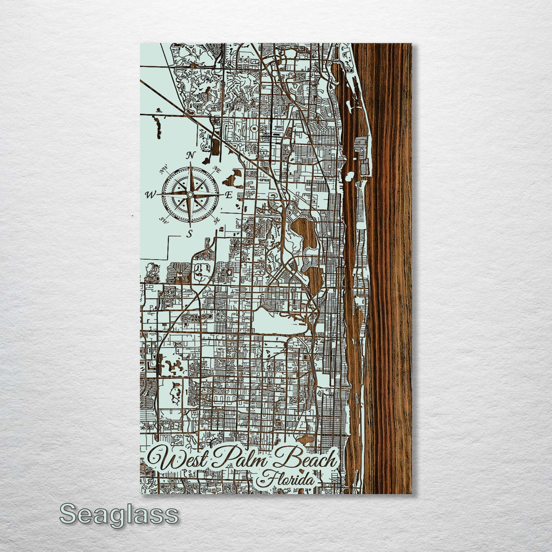 West Palm Beach, Florida Street Map - Fire & Pine