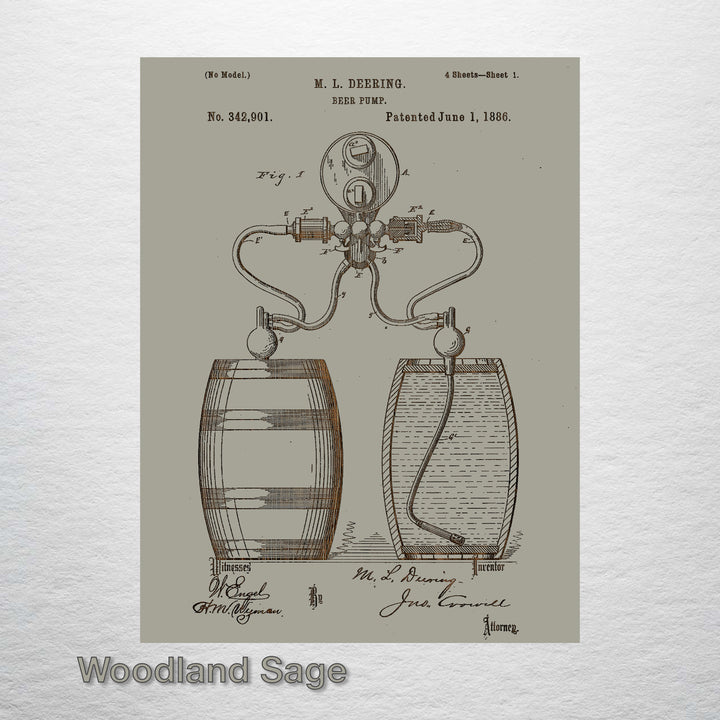 Beer Pump 1886 - Fire & Pine