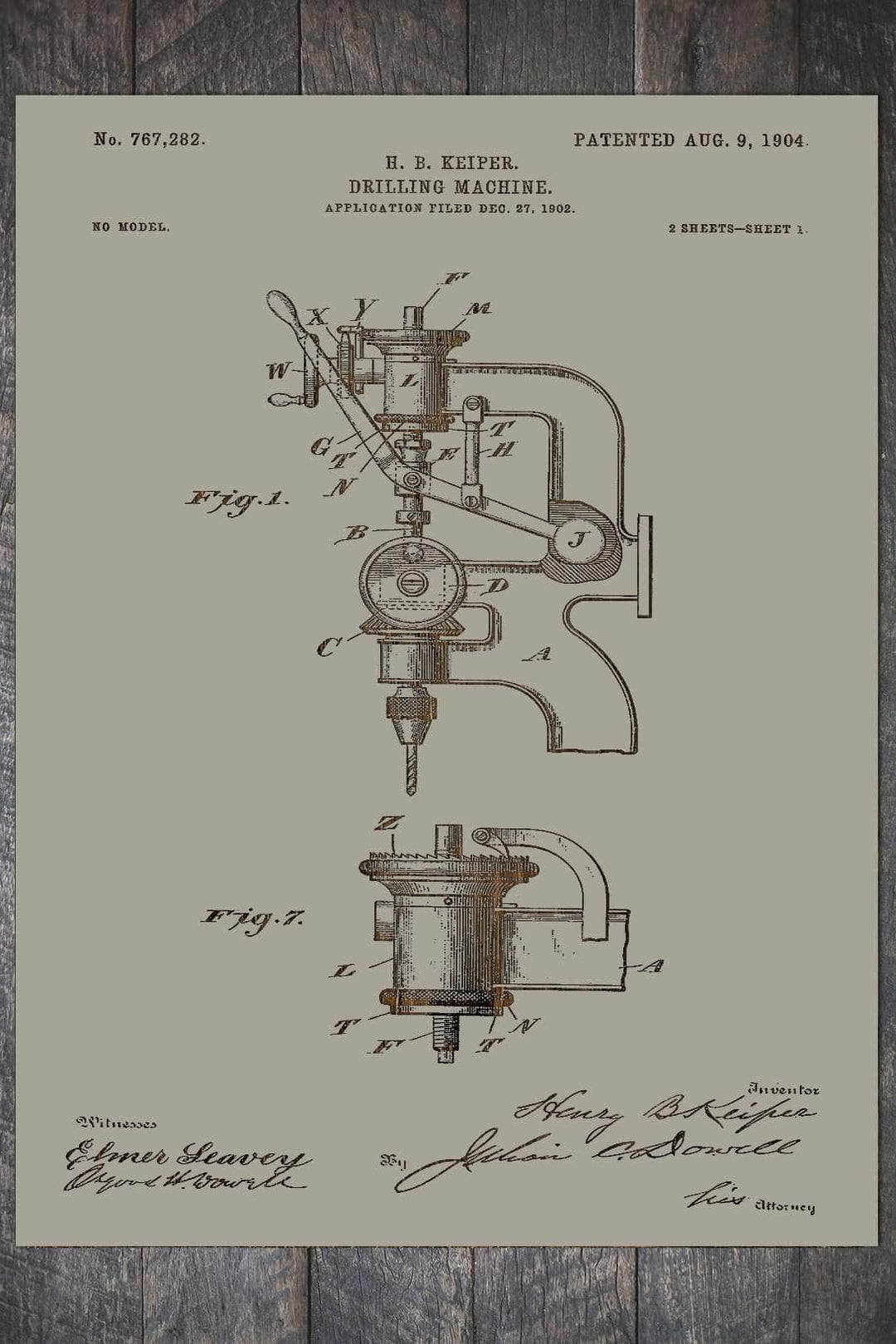 Drill Press 1904 - Fire & Pine